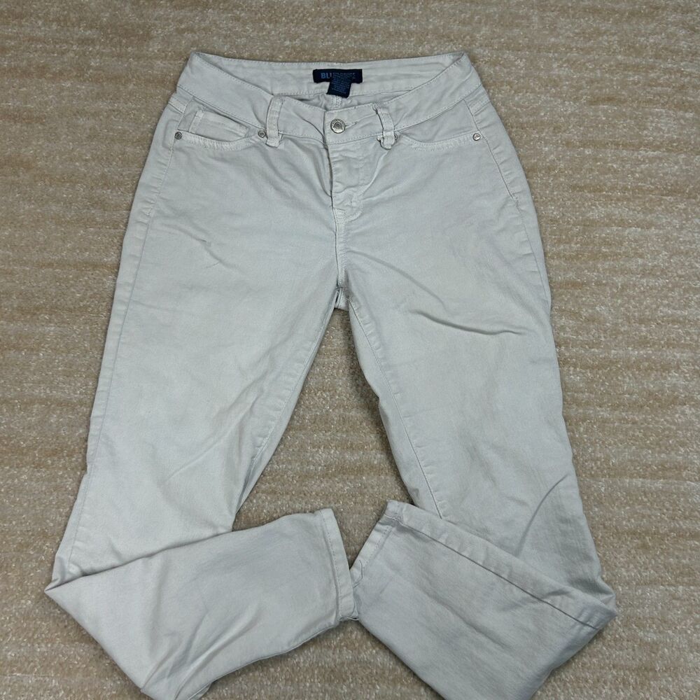 Blue Spice Juniors 5 Beige Stretch Skinny Jeans Pants